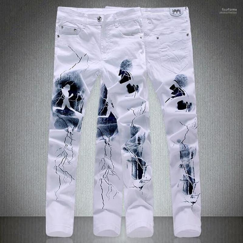 Men's Jeans Wholesale-Men's Fashion Slim Fit Letters Paper Print Male Plus Size Casual White Denim Pants Long Trousers 1
Men's Jeans Wholesale-Men's Fashion Slim Fit Letters Paper Print Male Plus Size Casual White Denim Pants Long Trousers 1