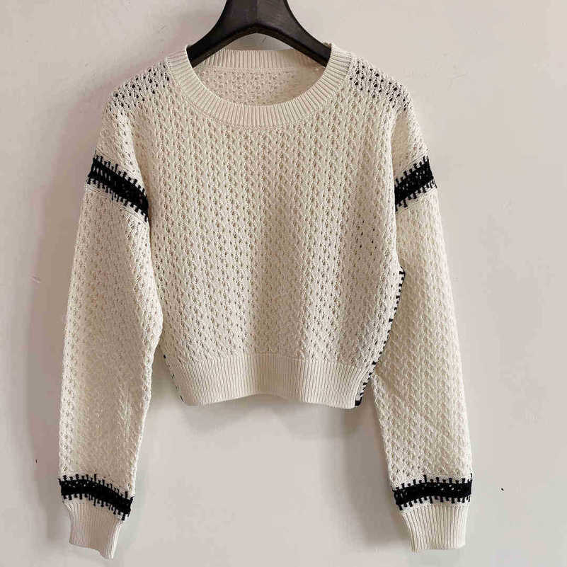 Women sweater crochet mujer desinger Knit Sweaters Slim hoodies Ins Hot Fashion Contrast Color Letter Pattern Crew Neck Women' Casual
Women sweater crochet mujer desinger Knit Sweaters Slim hoodies Ins Hot Fashion Contrast Color Letter Pattern Crew Neck Women' Casual