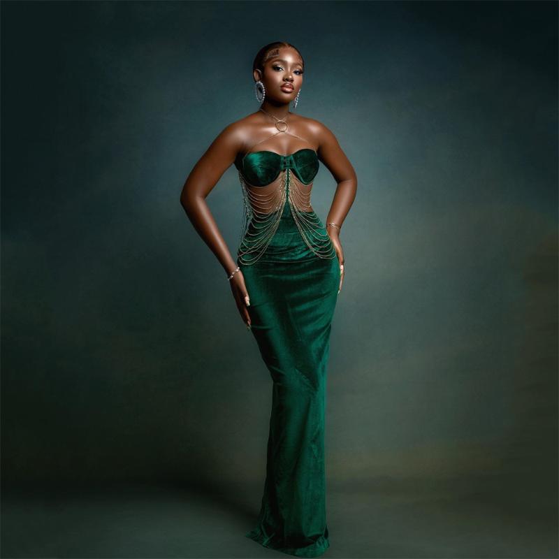 Party Dresses Velvet Green Elegant Long Sexy Mermaid Prom Sleeveless Formal Dress Women Evening Gowns Custom Made Plus SizeParty, Black
Party Dresses Velvet Green Elegant Long Sexy Mermaid Prom Sleeveless Formal Dress Women Evening Gowns Custom Made Plus SizeParty, Black