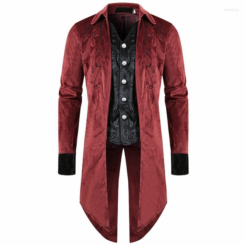 Men's Trench Coats 2022 Foreign Trade Halloween Court Dress Lapel Long Tuxedo Performance Suit Viol22, Red
Men's Trench Coats 2022 Foreign Trade Halloween Court Dress Lapel Long Tuxedo Performance Suit Viol22, Red