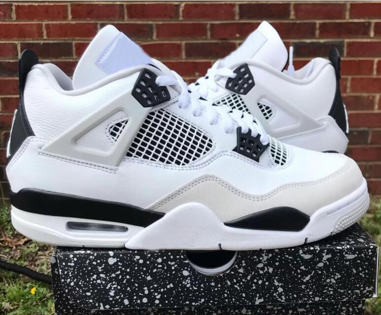 4 Military Black Men Basketball Shoes 4s White Black-Neutral Grey outdoor Sneakers skateboard Sports DH6927-111 With box White Oreo SE University Pure Money, Customize
4 Military Black Men Basketball Shoes 4s White Black-Neutral Grey outdoor Sneakers skateboard Sports DH6927-111 With box White Oreo SE University Pure Money, Customize