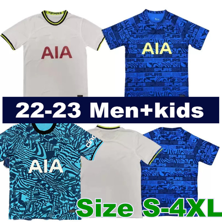22 23 SON Soccer Jerseys KULUSEVSKI PERISIC KANE TOTTEN home HOJBJERG 2022 2023 LUCAS DELE Football kit shirt BRYAN tops Men kids SPURS size 3XL 4XL
22 23 SON Soccer Jerseys KULUSEVSKI PERISIC KANE TOTTEN home HOJBJERG 2022 2023 LUCAS DELE Football kit shirt BRYAN tops Men kids SPURS size 3XL 4XL