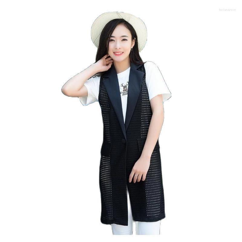 Women's Vests Office Lady Elegant Jackets Vest For Women Sleeveless Long Outerwear Casual Coats V Neck Double Breast Business Suit Luci22, Black
Women's Vests Office Lady Elegant Jackets Vest For Women Sleeveless Long Outerwear Casual Coats V Neck Double Breast Business Suit Luci22, Black