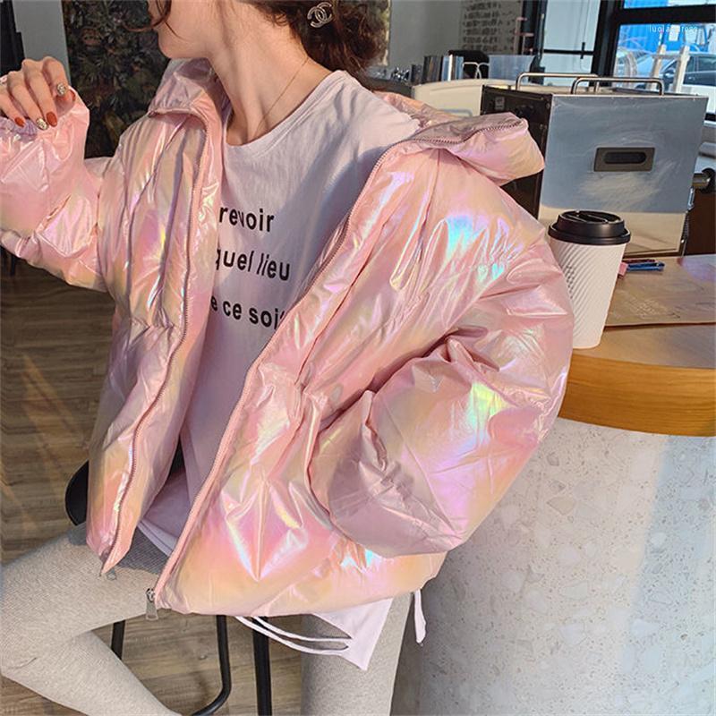 Women' Down & Parkas 2022 Korean Fashion Hooded Bubble Cropped Parka Women Thick Warm Winter Zip-up Jacket Sweet Kawaii Pink Casual Loose
Women' Down & Parkas 2022 Korean Fashion Hooded Bubble Cropped Parka Women Thick Warm Winter Zip-up Jacket Sweet Kawaii Pink Casual Loose