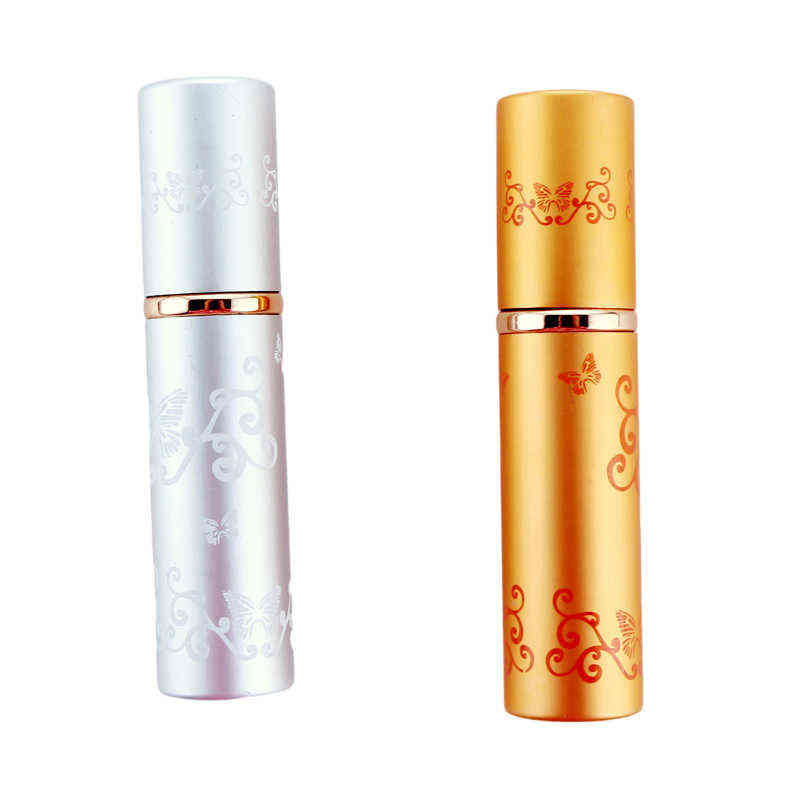 5ml Refillable Aluminum Perfume Atomizer Bottles Portable Liquid Container Cosmetics Mini Silver Gold Spray Alcochol Empty Bottle Traveling VTMTL1214
5ml Refillable Aluminum Perfume Atomizer Bottles Portable Liquid Container Cosmetics Mini Silver Gold Spray Alcochol Empty Bottle Traveling VTMTL1214
