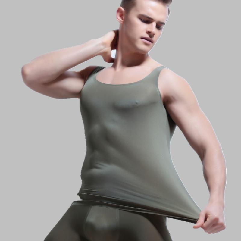 Men's Tank Tops Brand-clothing Top Men Seamless Underwear Summer Thin Ice Silk Vest Stretch MenMen's, Beige
Men's Tank Tops Brand-clothing Top Men Seamless Underwear Summer Thin Ice Silk Vest Stretch MenMen's, Beige