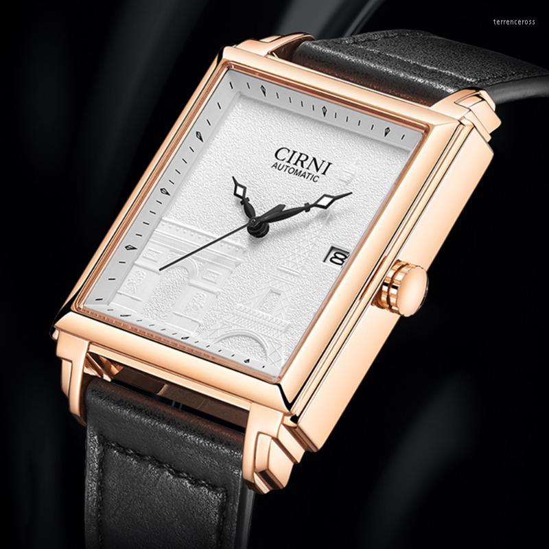 Wristwatches Luxury Dress Watch Men Miyota 9015 Automatic Self-Wind Mechanical Top Brand Rectangle Business 2022 CIRNIWristwatches, C2
Wristwatches Luxury Dress Watch Men Miyota 9015 Automatic Self-Wind Mechanical Top Brand Rectangle Business 2022 CIRNIWristwatches, C2