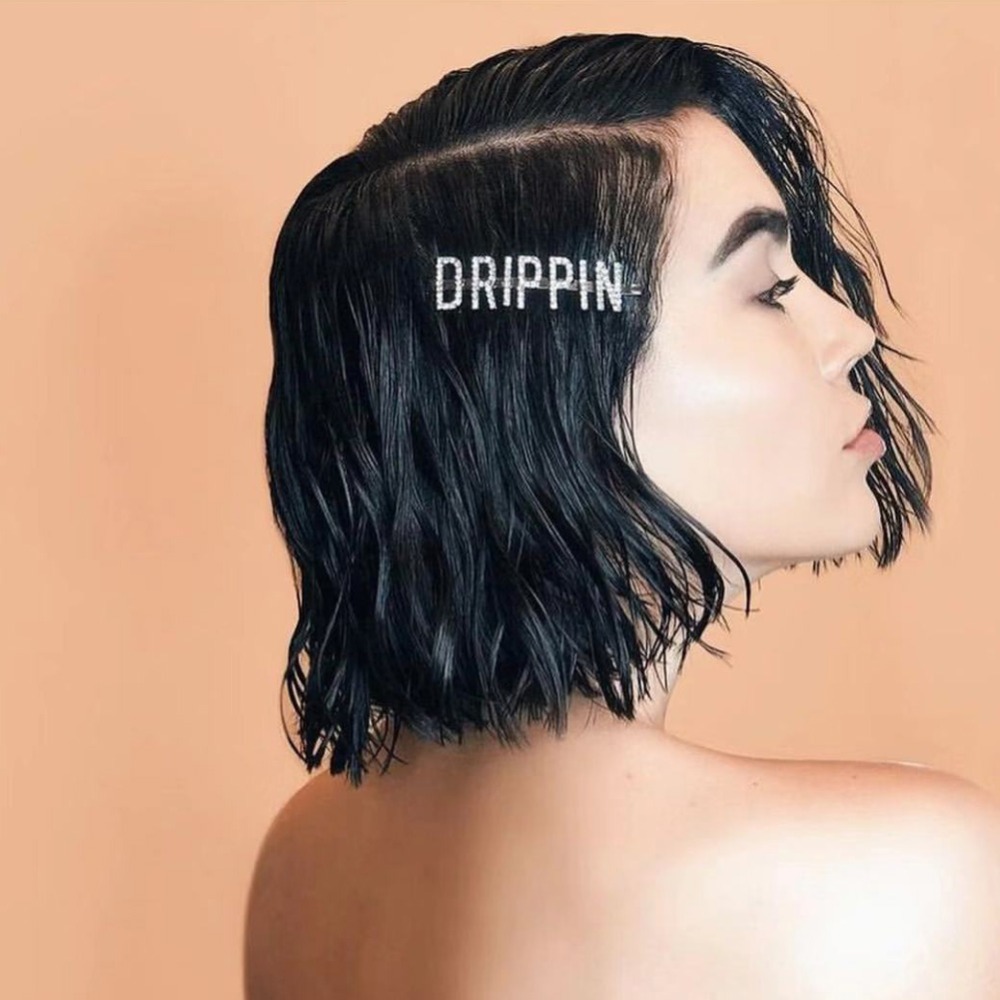 Letter Barrettes Hair Clips with Clear Crystal for lady Women Party Wedding Lovers gift engagement Jewelry for Bride