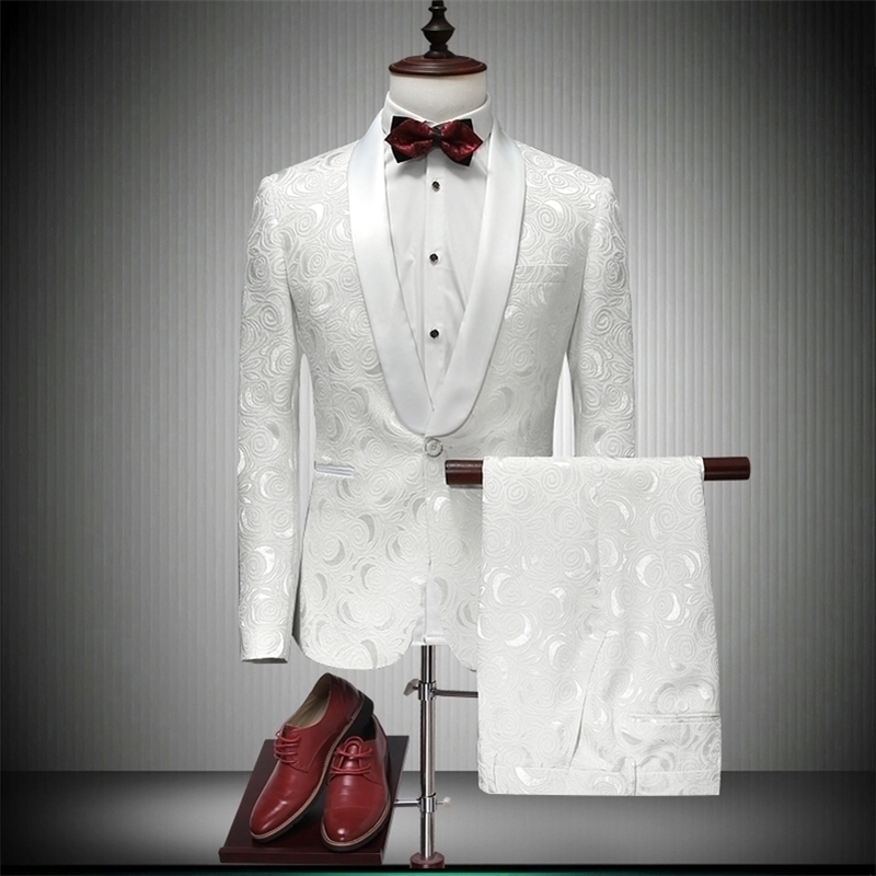 Italian Men Tailcoat White Wedding Suits For Men Groomsmen Suits 2 Pieces Peaked Lapel Groom Wedding Dress Men Suits 201106
Italian Men Tailcoat White Wedding Suits For Men Groomsmen Suits 2 Pieces Peaked Lapel Groom Wedding Dress Men Suits 201106