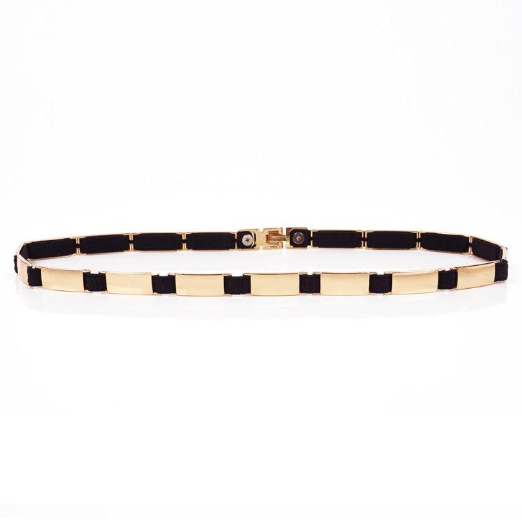 Belts Women Punk Full Metal Mirror Skinny Waist Belt 2022 Metallic Gold Plate 3cm Wide Chains Lady Ceinture Sashes For Dresses Rt61, Black;brown
Belts Women Punk Full Metal Mirror Skinny Waist Belt 2022 Metallic Gold Plate 3cm Wide Chains Lady Ceinture Sashes For Dresses Rt61, Black;brown