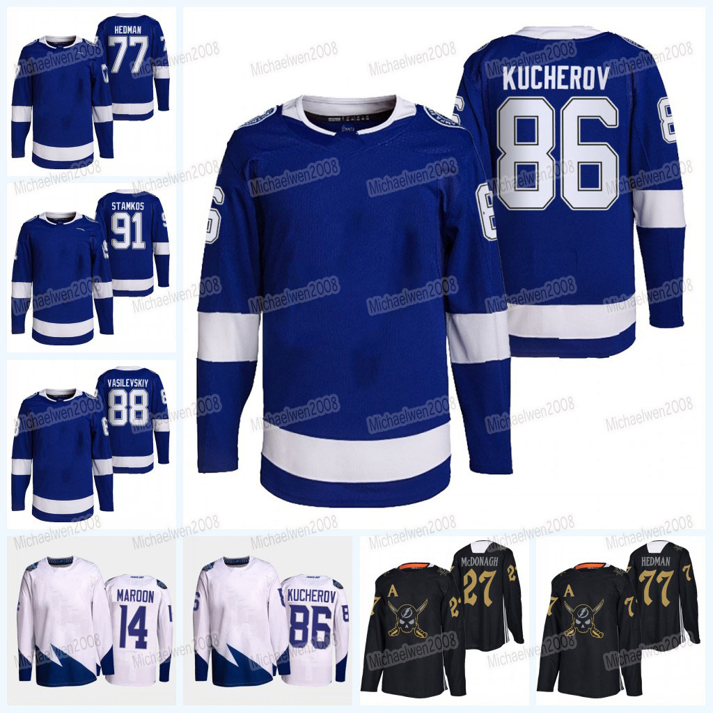 86 Nikita Kucherov Jersey Lightning Steven Stamkos Corey Perry Andrei Vasilevskiy Mikhail Sergachev Ryan McDonagh Victor Hedman Ondrej Palat Pat Maroon, Youth
86 Nikita Kucherov Jersey Lightning Steven Stamkos Corey Perry Andrei Vasilevskiy Mikhail Sergachev Ryan McDonagh Victor Hedman Ondrej Palat Pat Maroon, Youth