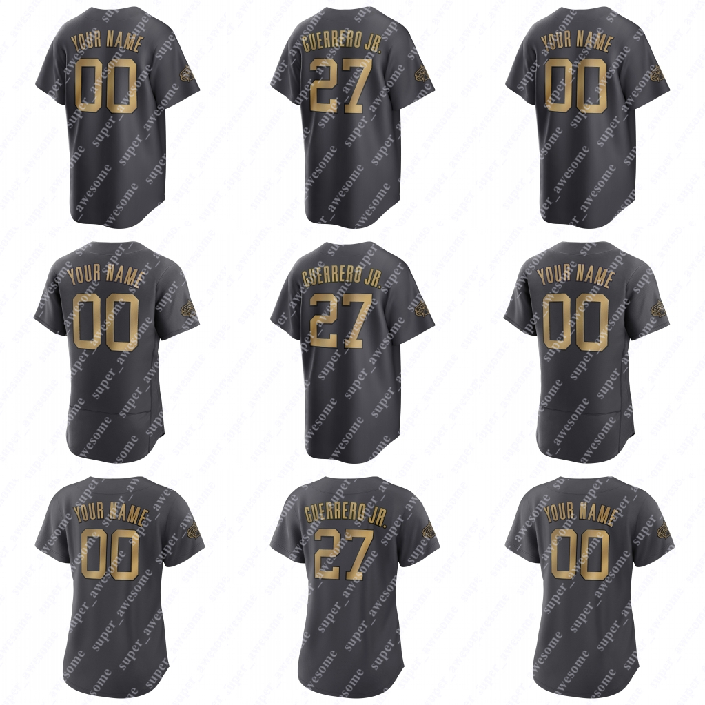 2022 All-Star Game Baseball Jersey Alejandro Kirk Vladimir Guerrero Jr. Jose Altuve Rafael Devers Tim Anderson Aaron Judge Mike Trout Giancarlo Stanton Shohei Ohtani, Women charcoal
2022 All-Star Game Baseball Jersey Alejandro Kirk Vladimir Guerrero Jr. Jose Altuve Rafael Devers Tim Anderson Aaron Judge Mike Trout Giancarlo Stanton Shohei Ohtani, Women charcoal