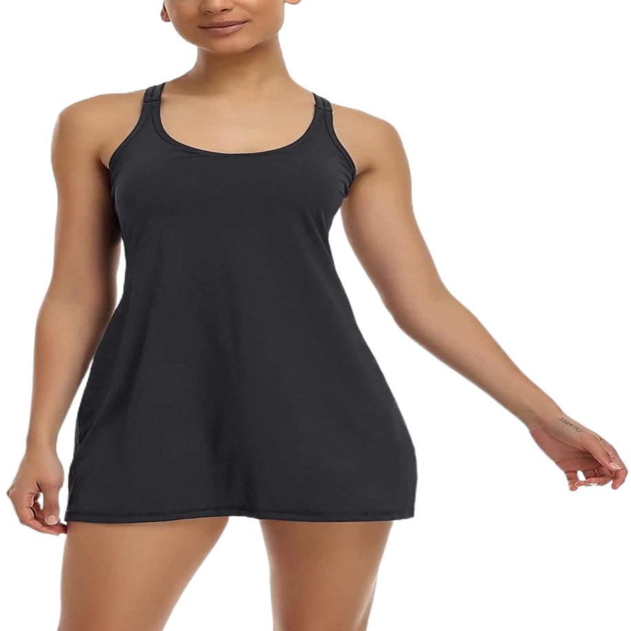women's Athletic Tennis Dresses with Bra & Shorts Pocket Workout Dress for Golf Sportwear Exercise Dress2068, Black
women's Athletic Tennis Dresses with Bra & Shorts Pocket Workout Dress for Golf Sportwear Exercise Dress2068, Black