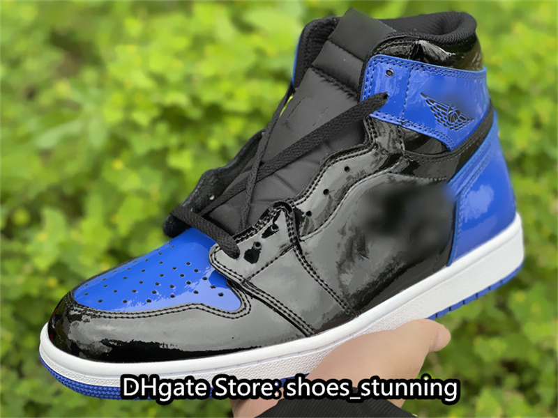 Top Quality Basketball Shoes Womens Jumpman 1 High Patent Blue Black Cultural Sneakers Outdoor Trainers WITH SHOEBox 36-47.5
Top Quality Basketball Shoes Womens Jumpman 1 High Patent Blue Black Cultural Sneakers Outdoor Trainers WITH SHOEBox 36-47.5