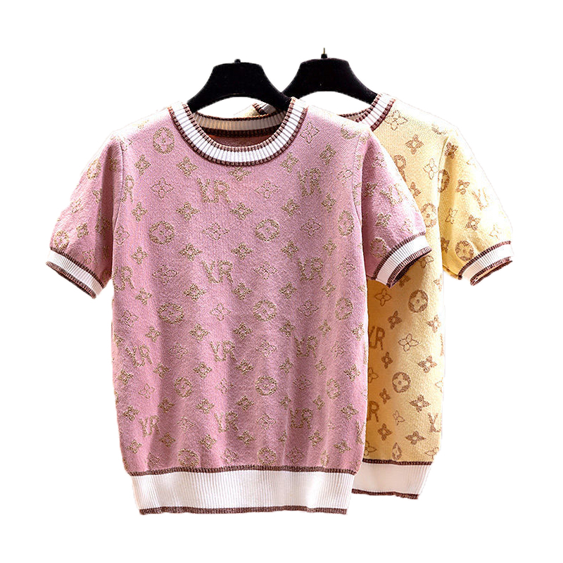 22SS Fashions Womens Knits Tees women Crew Neck t shirts summer on salewicking knit high elastic fitness Cap Sleeve Tees, Beige
22SS Fashions Womens Knits Tees women Crew Neck t shirts summer on salewicking knit high elastic fitness Cap Sleeve Tees, Beige