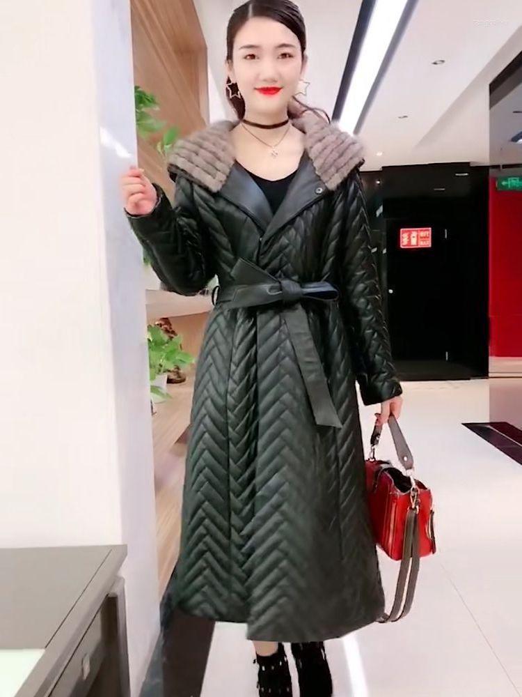 Women's Fur & Faux Leather Sheep Skin Jacket Women Winter Down Coat Natural Collar Fashion Lady Luxury, Black
Women's Fur & Faux Leather Sheep Skin Jacket Women Winter Down Coat Natural Collar Fashion Lady Luxury, Black