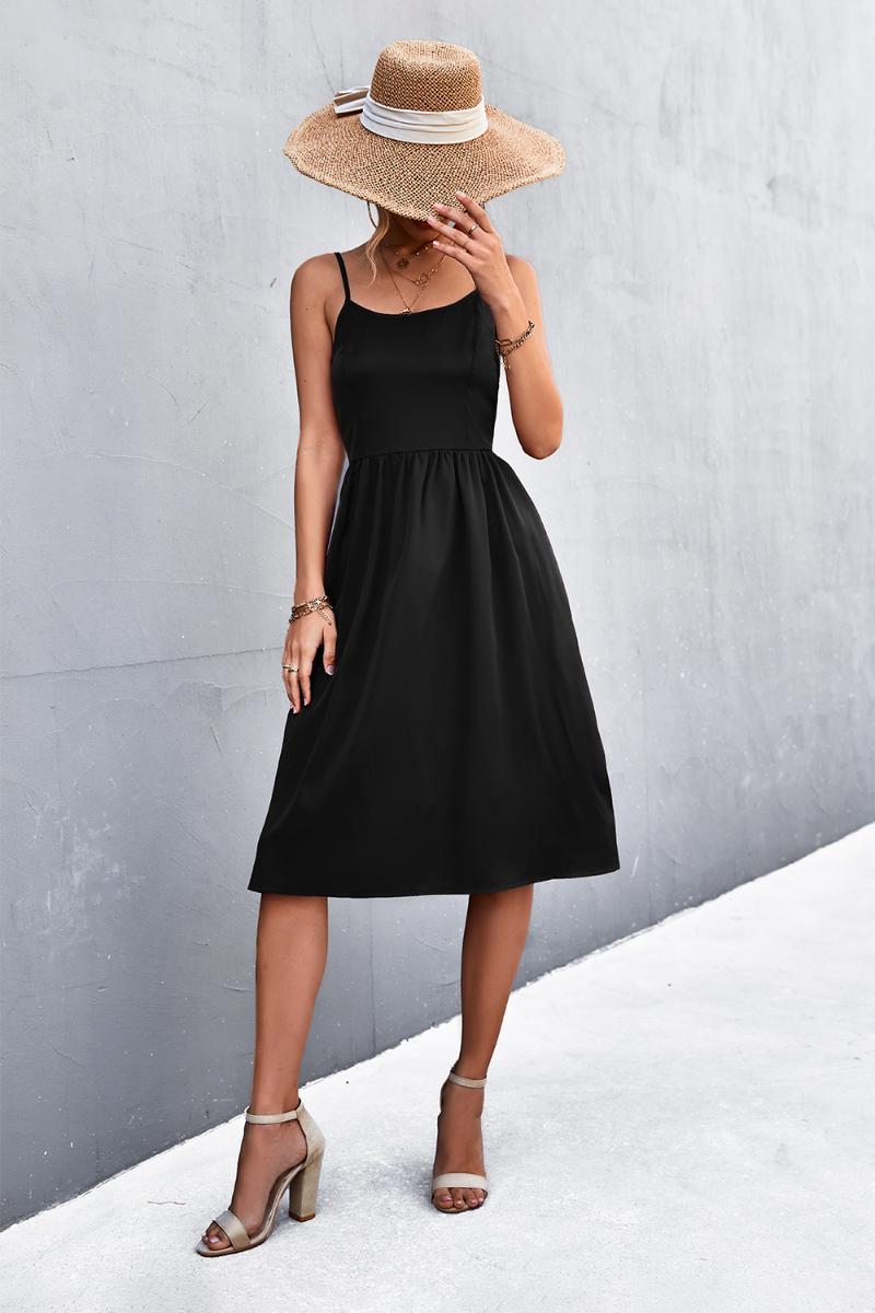 Casual Dresses Summer Women Dress Solid Color Sexy Straps Backless Elegant Fashion Beach Holiday Office Ladies Party Robe C3804Casual, Black
Casual Dresses Summer Women Dress Solid Color Sexy Straps Backless Elegant Fashion Beach Holiday Office Ladies Party Robe C3804Casual, Black