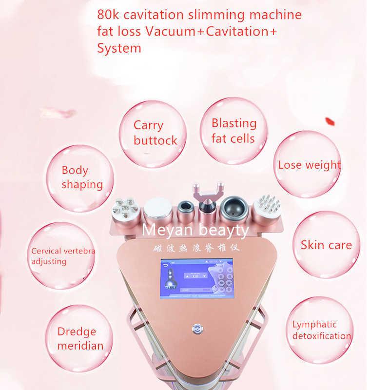 6 in 1 cavitation weight loss machine lipo cavitation equipment 80k body shaping for salon use