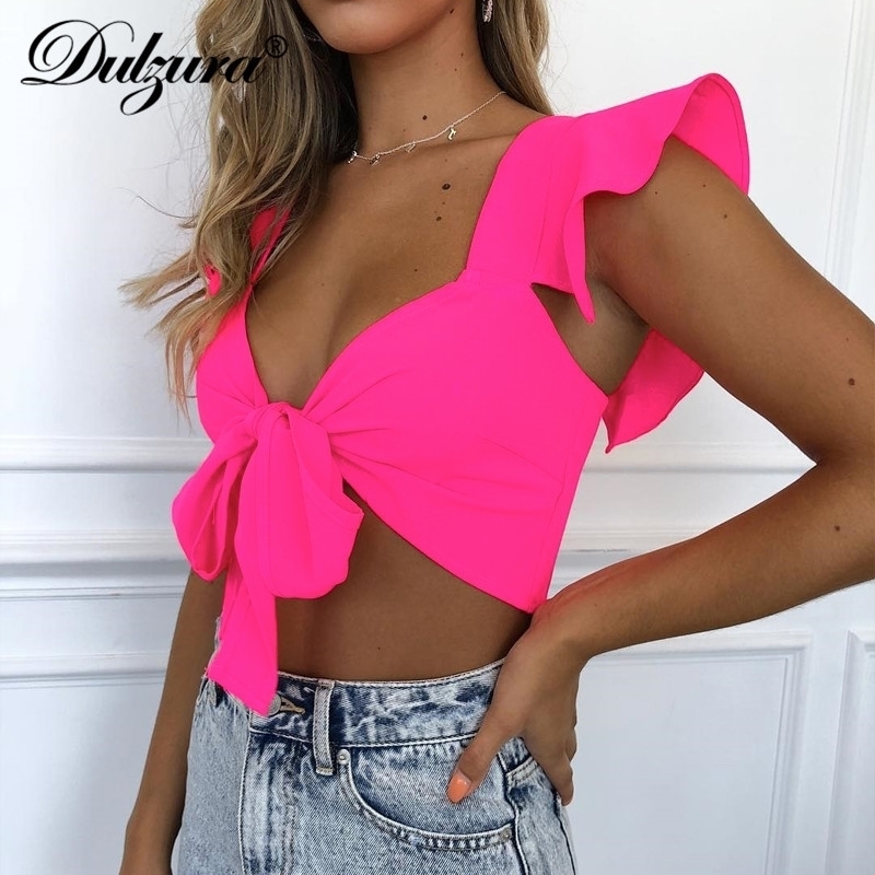 Dulzura summer women crop top bandage sexy cute festival party streetwear elegant bandage bow backless clothes ladies Y200412, Green
Dulzura summer women crop top bandage sexy cute festival party streetwear elegant bandage bow backless clothes ladies Y200412, Green