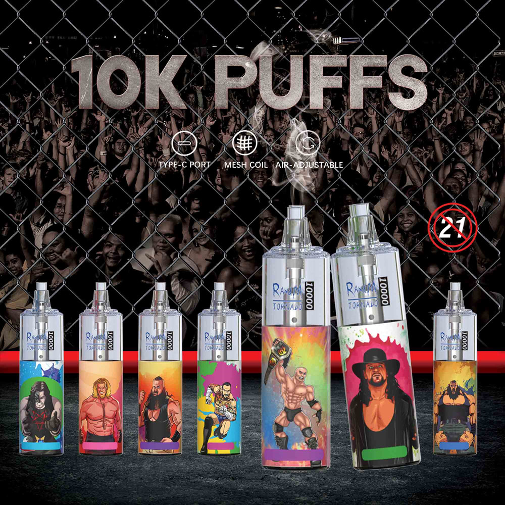 100% Original RandM Tornado 10000 Puffs Disposable E cigarettes Pod Device Powerful Battery 20ml Prefilled Cartridge Mesh Coil LED light Glowing Vape Pen 22
100% Original RandM Tornado 10000 Puffs Disposable E cigarettes Pod Device Powerful Battery 20ml Prefilled Cartridge Mesh Coil LED light Glowing Vape Pen 22