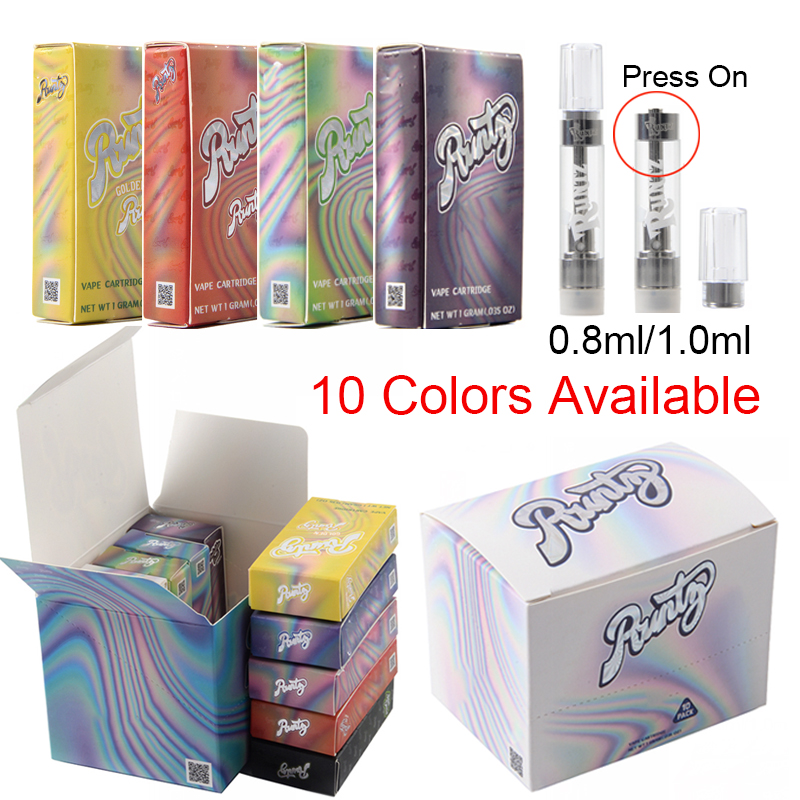 Runtz Vape Cartridges Atomizer 0.8ml 1ml Press On Lock Ceramic Empty Carts Glass Tank 510 Thread Vape Cartridge Packaging Thick Oil Dab Vaporizer E Cigarettes
Runtz Vape Cartridges Atomizer 0.8ml 1ml Press On Lock Ceramic Empty Carts Glass Tank 510 Thread Vape Cartridge Packaging Thick Oil Dab Vaporizer E Cigarettes