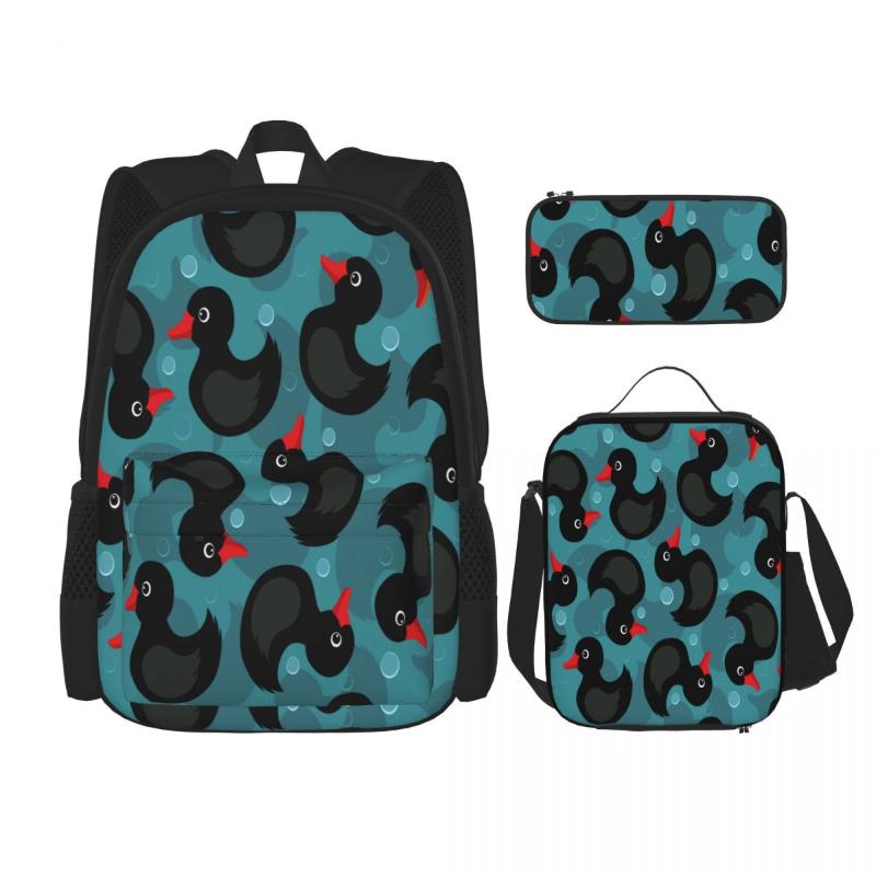 Backpack School Bags For Teenagers Cute Rubber Ducks Set Rucksack Bagpack Kids Book, Black
Backpack School Bags For Teenagers Cute Rubber Ducks Set Rucksack Bagpack Kids Book, Black