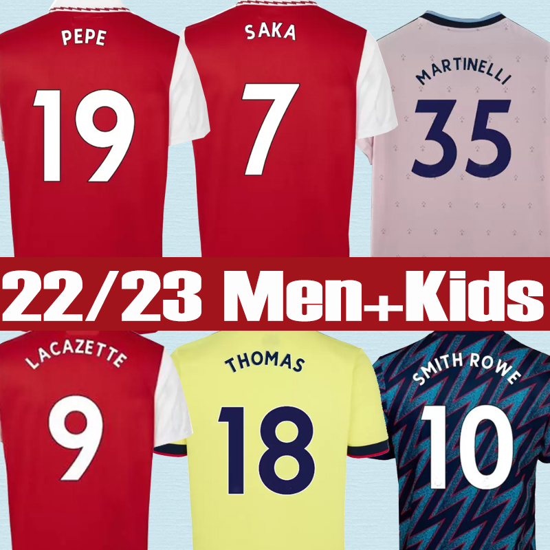 22 23 SMITH ROWE PEPE SAKA soccer jerseys Fans version THOMAS MARTINELLI TIERNEY 2022 2023 football shirt Men ODEGAARD SAMBI Nketiah jersey TOP, 22 23 away
22 23 SMITH ROWE PEPE SAKA soccer jerseys Fans version THOMAS MARTINELLI TIERNEY 2022 2023 football shirt Men ODEGAARD SAMBI Nketiah jersey TOP, 22 23 away