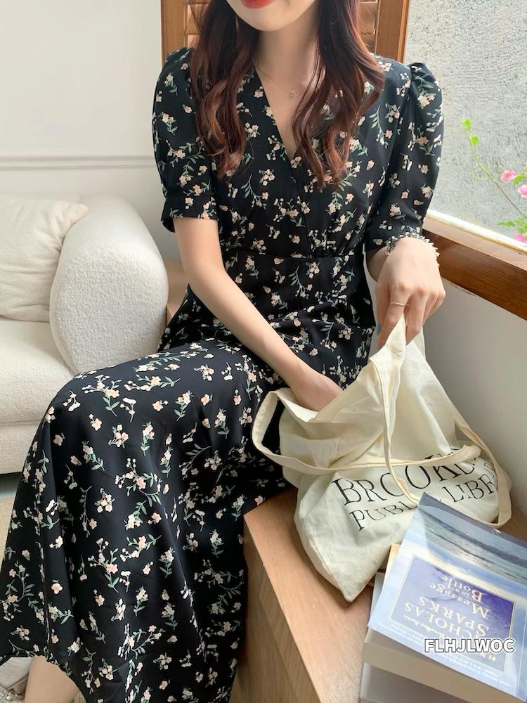 Casual Dresses Korean Chic Long Dress Summer Short Sleeve Lace-Up Bow Tie Retro Vintage Black Floral Japan Style Design Cute Women DressesCa, Purple
Casual Dresses Korean Chic Long Dress Summer Short Sleeve Lace-Up Bow Tie Retro Vintage Black Floral Japan Style Design Cute Women DressesCa, Purple