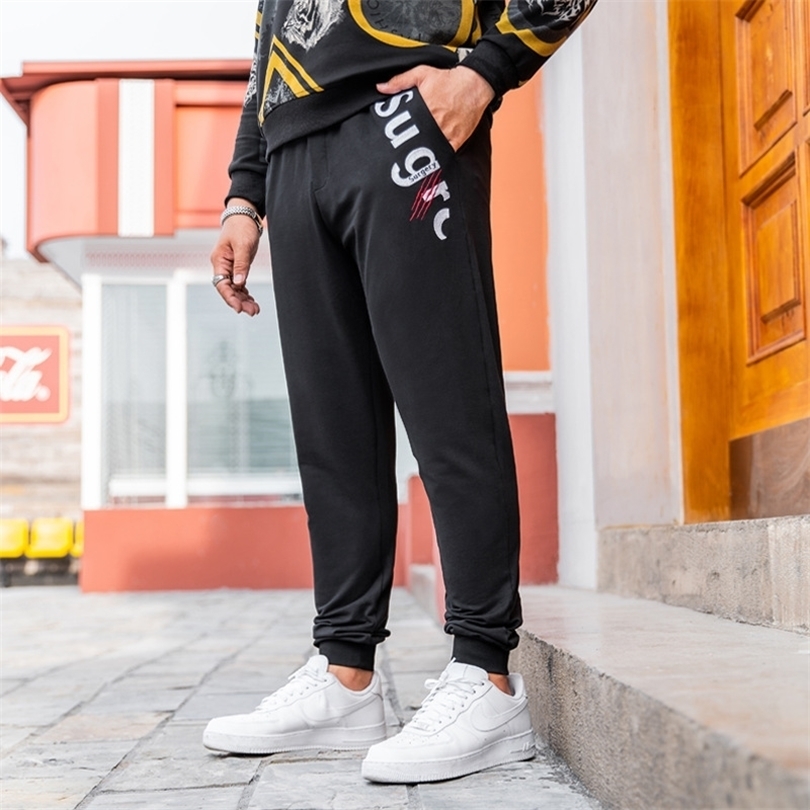 plus Big Size Youth Breathable Autumn Popular Autumn Fat Male Pants Spuerpang Straight Cylinder Teenagers T200422