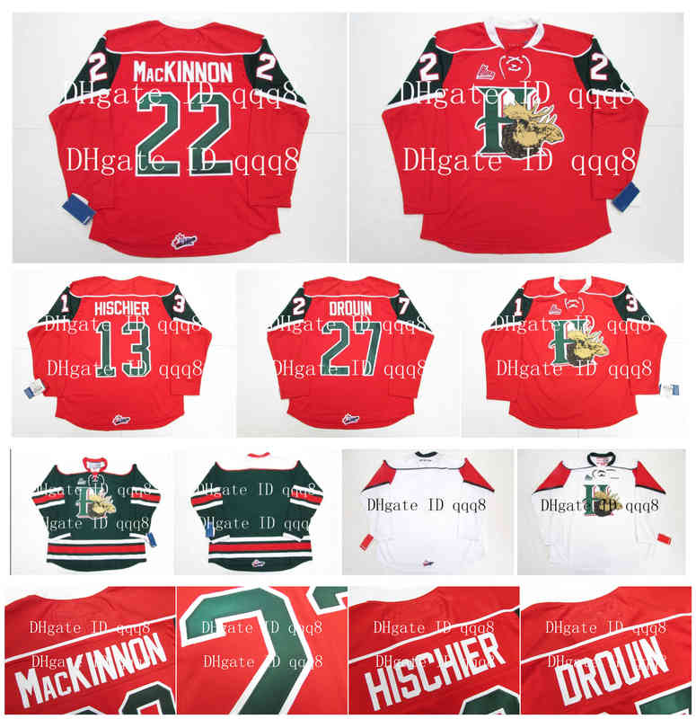 C202 QMJHL Halifax Mooseheads Jerseys 22 NATHAN MacKINNON 13 NICO HISCHIER 27 JONATHAN DROUIN Red White Green100% Stitching Custom Hockey Jerseys
C202 QMJHL Halifax Mooseheads Jerseys 22 NATHAN MacKINNON 13 NICO HISCHIER 27 JONATHAN DROUIN Red White Green100% Stitching Custom Hockey Jerseys