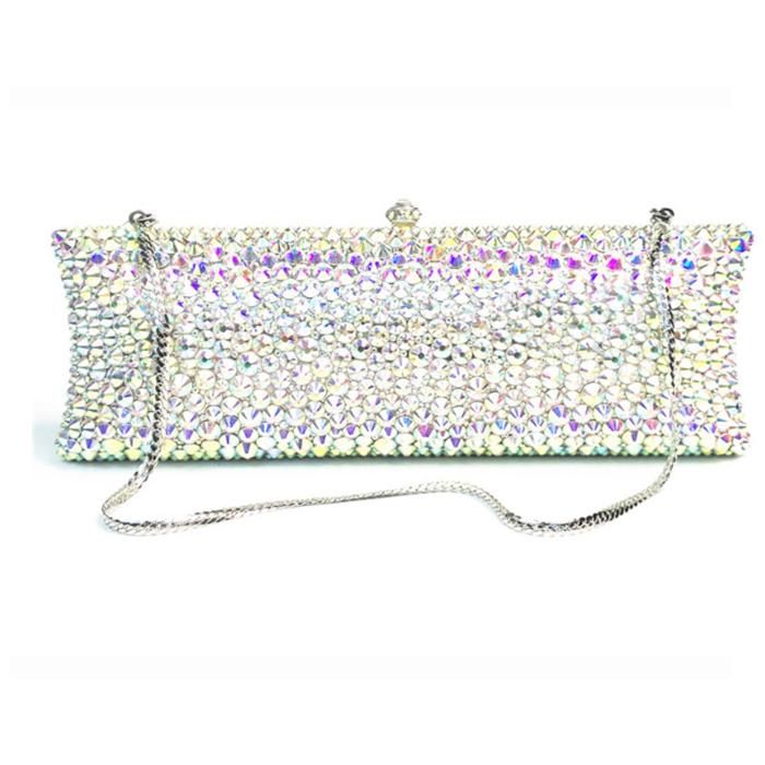 Evening Bags Purple Crystal Women Clutch Bridal Wedding Party Prom White Handbags Metal Silver Box Clutches Shoulder Bag Gold, Nude
Evening Bags Purple Crystal Women Clutch Bridal Wedding Party Prom White Handbags Metal Silver Box Clutches Shoulder Bag Gold, Nude
