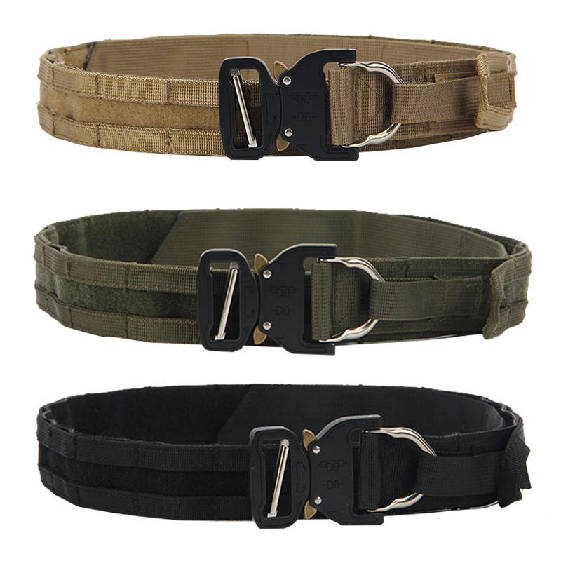 Waist Support Quick Release Rigger MOLLE Belt Double Layer Tactical Heavy Duty 3.8cm 125cm 130cm 135cm Length For Shooting TrainingWaist, Black
Waist Support Quick Release Rigger MOLLE Belt Double Layer Tactical Heavy Duty 3.8cm 125cm 130cm 135cm Length For Shooting TrainingWaist, Black