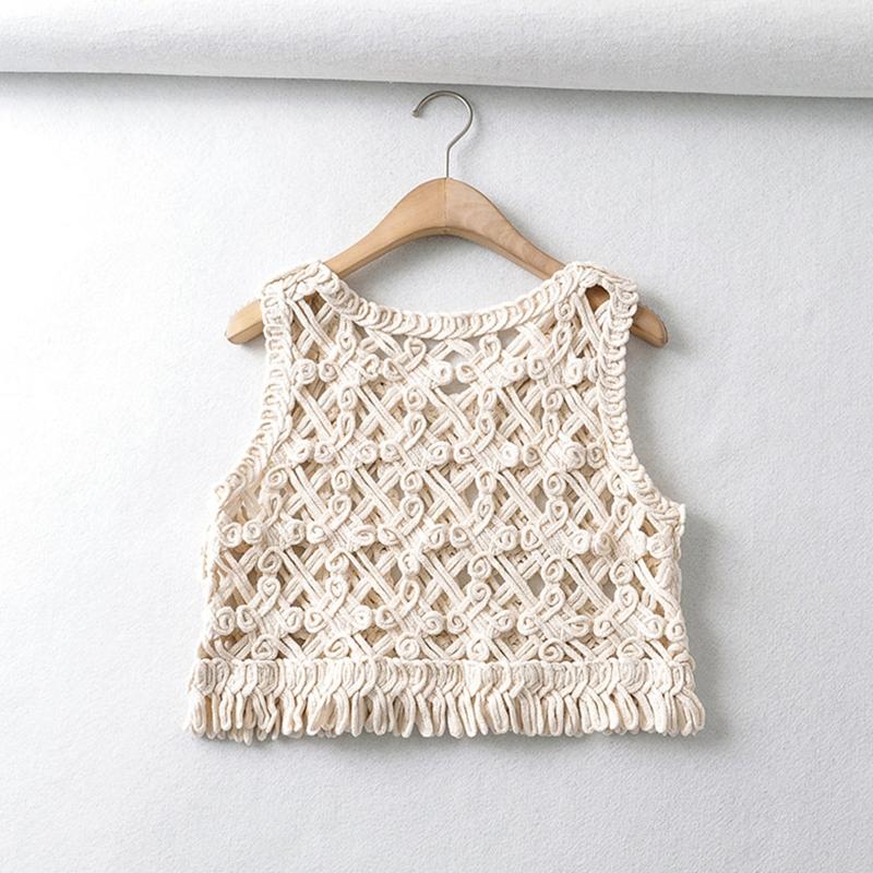 Women's Tanks & Camis Women Crochet Sleeveless Crop Tank Top Hollow Knit Plaid Floral Sweater Vest 101AWomen's, Beige
Women's Tanks & Camis Women Crochet Sleeveless Crop Tank Top Hollow Knit Plaid Floral Sweater Vest 101AWomen's, Beige