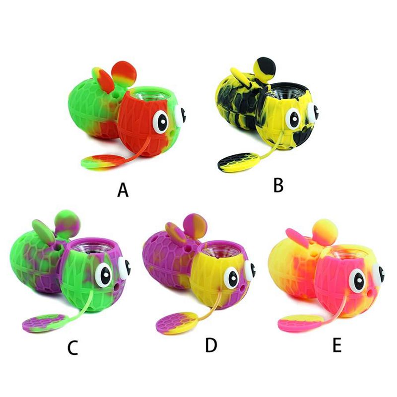 Creative Honeybee Smoking Pip with Glass Bowl Tobacco Silicone Pipes Hand Pipes for Grinder Smok Accessories
Creative Honeybee Smoking Pip with Glass Bowl Tobacco Silicone Pipes Hand Pipes for Grinder Smok Accessories