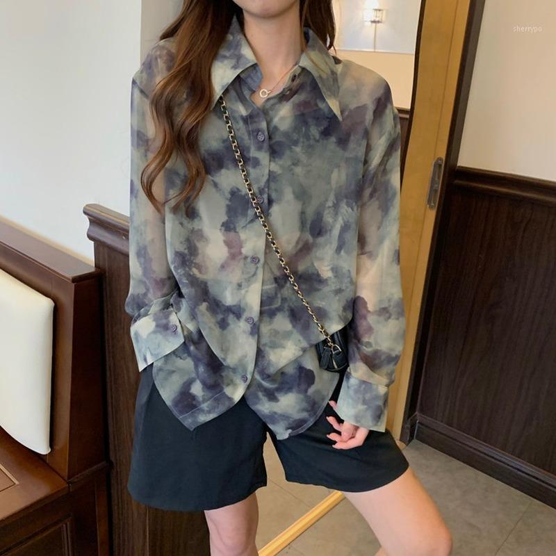 Women's Blouses & Shirts 2022 Selling Women Tops Korean Fashion Long Sleeve Blouse Casual Ladies Work Button Up Shirt Female Ay9799, Blue
Women's Blouses & Shirts 2022 Selling Women Tops Korean Fashion Long Sleeve Blouse Casual Ladies Work Button Up Shirt Female Ay9799, Blue