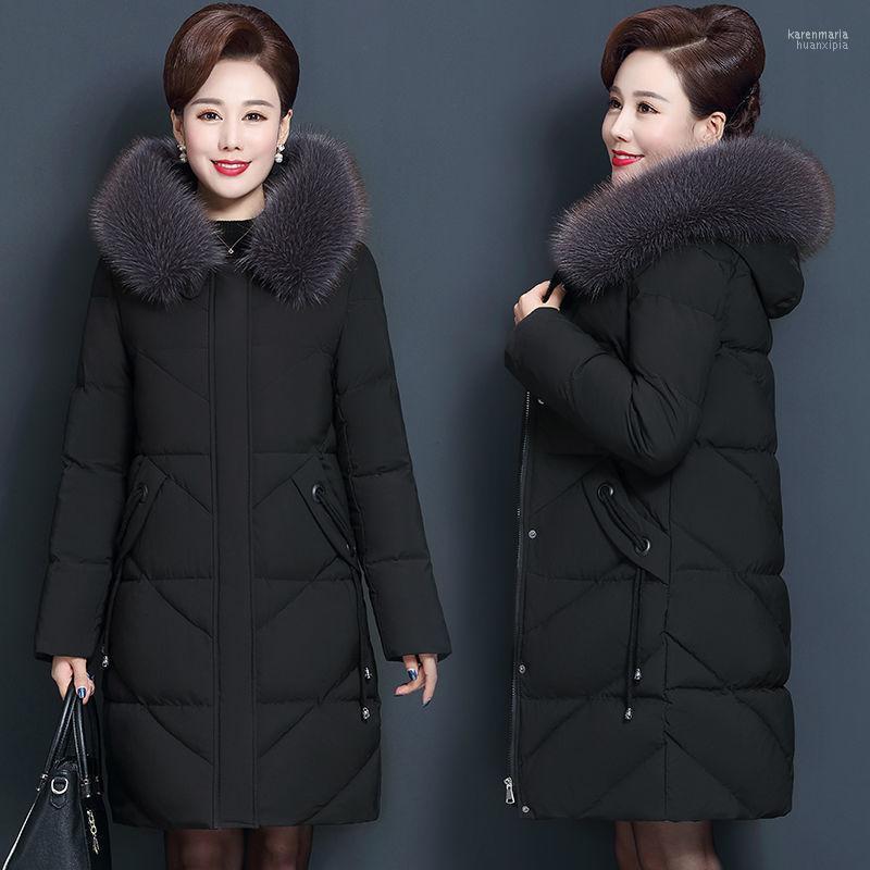 Women's Down & Parkas 2022 Winter Jacket Mid-length Thick Plus Size Fur Collar Fashion Parka TYJTJY Kare22, Black
Women's Down & Parkas 2022 Winter Jacket Mid-length Thick Plus Size Fur Collar Fashion Parka TYJTJY Kare22, Black