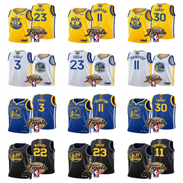 Men Golden State''Warriors''30 Stephen''Curry Thompson 23 Draymond Green 22 Andrew''Wiggins 2022 Finals Stitched white blue gold Jersey
Men Golden State''Warriors''30 Stephen''Curry Thompson 23 Draymond Green 22 Andrew''Wiggins 2022 Finals Stitched white blue gold Jersey