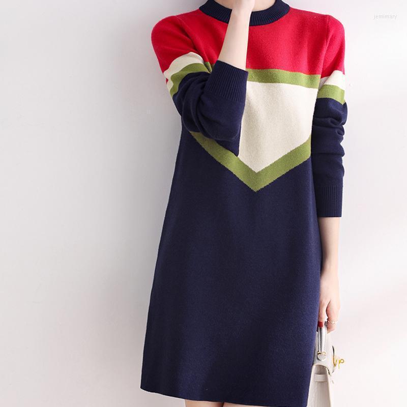 Women' Sweaters 2022 Women Pullover Long Female Knitted O-Neck Patchwork Concise Loose Elegant Office Lady Casual All Match Tops Jemi22, Photo color
Women' Sweaters 2022 Women Pullover Long Female Knitted O-Neck Patchwork Concise Loose Elegant Office Lady Casual All Match Tops Jemi22, Photo color