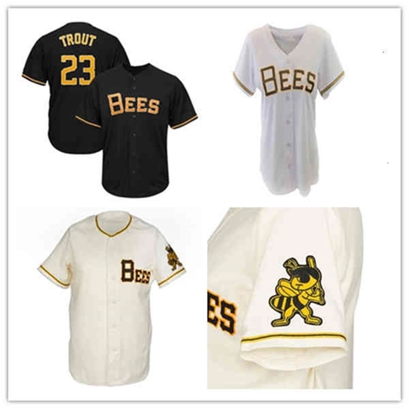 Chen37 Custom Salt Lake Bees 1959 Baseball Vintage Jersey Stitched Any Name Number Man Women Youht Shirts Cream Black White Size S-4XL
Chen37 Custom Salt Lake Bees 1959 Baseball Vintage Jersey Stitched Any Name Number Man Women Youht Shirts Cream Black White Size S-4XL
