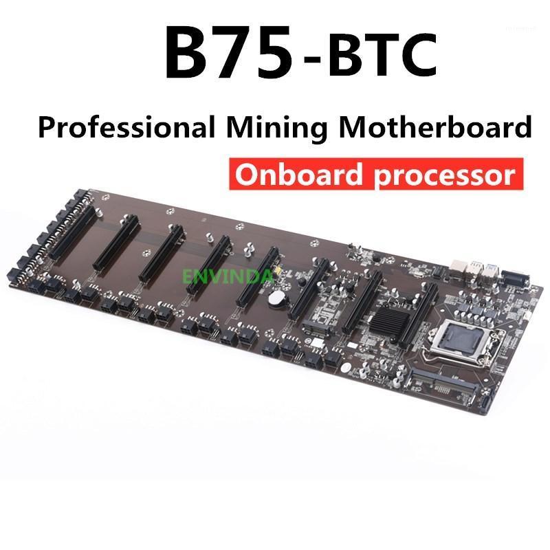 Motherboards Mining Motherboard Btc, Desktop B75 Lga 1155 Ddr3 16g Sata3 Usb3.0 Btc,B75 Insert The 8-card Mainboard