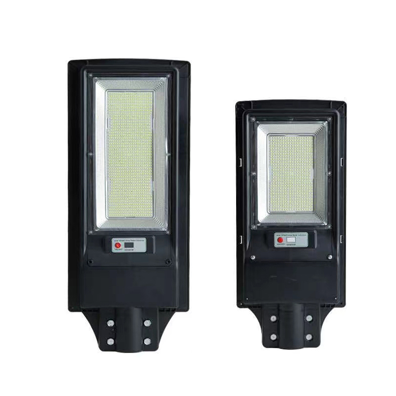 300W 600W Solar Street Lamp Outdoor Lighting Radar Sensor Road Light with pole remote control 492led 966led