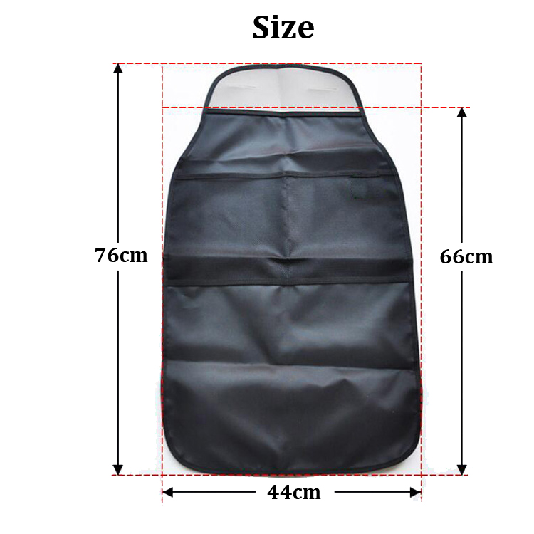 Universal Car Seat Anti-kick Pad for Children Waterproof Auto Rear Seat Back Scuff Protection Cover with Storage Pocket Net Organizer Bag Anti Kicking