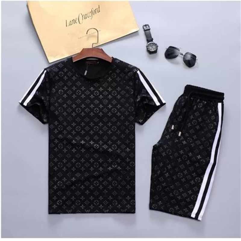2022 Brand Tracksuit Men Short Sleeve Gray Cotton T Shirt Shorts Print Male Casual Set Men's Jogger Sportwear 2 Pieces Sets, 20
2022 Brand Tracksuit Men Short Sleeve Gray Cotton T Shirt Shorts Print Male Casual Set Men's Jogger Sportwear 2 Pieces Sets, 20