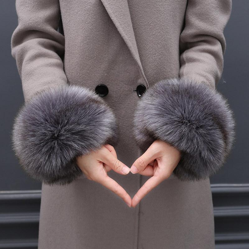 Elbow & Knee Pads Women Faux Fur Cuffs Wristband For Coat And Jacket Winter Warmer Arm Wrist Large Size Hand Sleeve Ring Gloves, Grey
Elbow & Knee Pads Women Faux Fur Cuffs Wristband For Coat And Jacket Winter Warmer Arm Wrist Large Size Hand Sleeve Ring Gloves, Grey