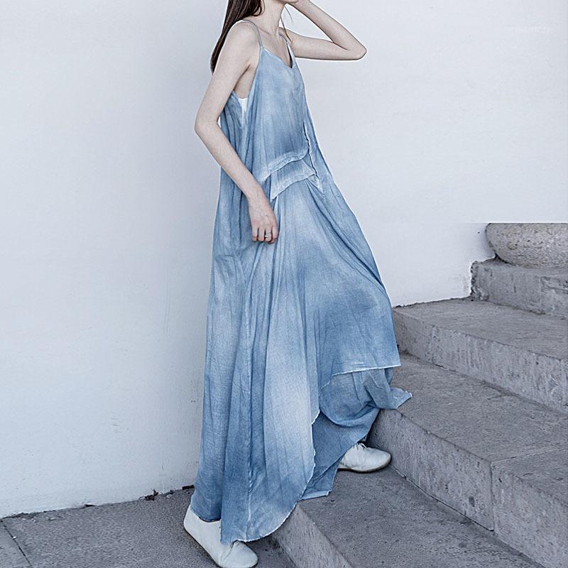 Casual Dresses NINI WONDERLAND 2022 Women Pleated Dye Tie Cotton Vintage Dress Summer Spaghetti Strap Irregular Maxi Long Beach, Blue
Casual Dresses NINI WONDERLAND 2022 Women Pleated Dye Tie Cotton Vintage Dress Summer Spaghetti Strap Irregular Maxi Long Beach, Blue
