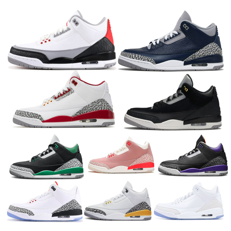 High Quality Jumpman 3 Men Basketball Shoes 3s Chaussures Pine Green Unc Georgetown Black Rust Pink Fire Red Denim Cement Men Sneakers Eur40-47, 24
High Quality Jumpman 3 Men Basketball Shoes 3s Chaussures Pine Green Unc Georgetown Black Rust Pink Fire Red Denim Cement Men Sneakers Eur40-47, 24