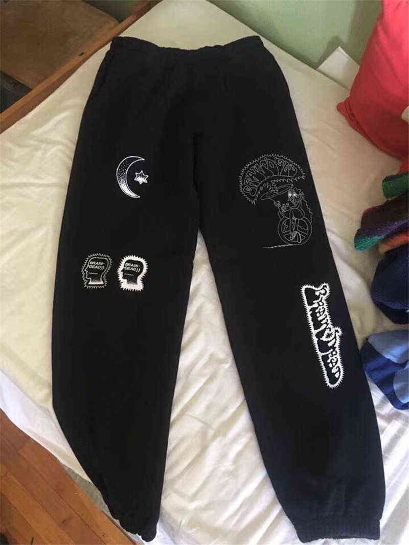 Brain Dead Gustavo Joggingbroek Streetwear Autumn Winter Casual Joggers Brain Dead Gustavo Broek Pan