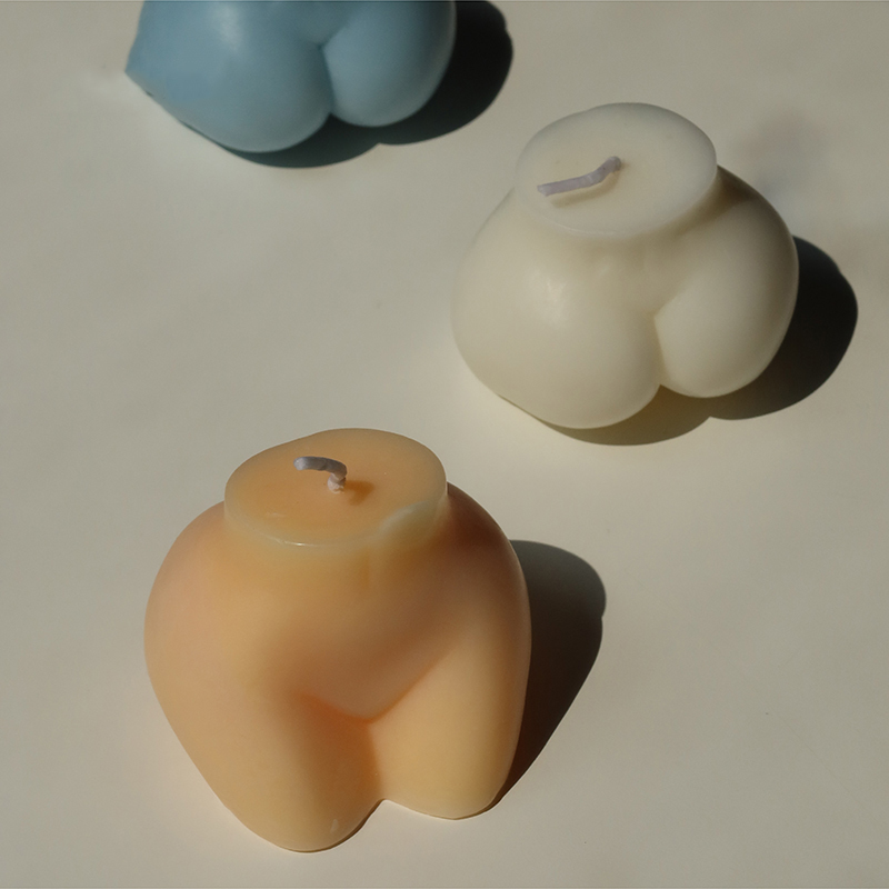 Elegant Scented Candle Figures of Woman's Form Perfect Home Decor Ornamental Candles with Aroma
