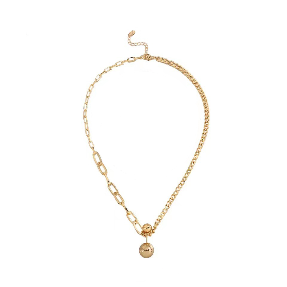 Pendant Necklaces Flashbuy Big Small Metal Ball Necklace Hip Hop Gold Chain For Women Men Statement Jewelry
Pendant Necklaces Flashbuy Big Small Metal Ball Necklace Hip Hop Gold Chain For Women Men Statement Jewelry