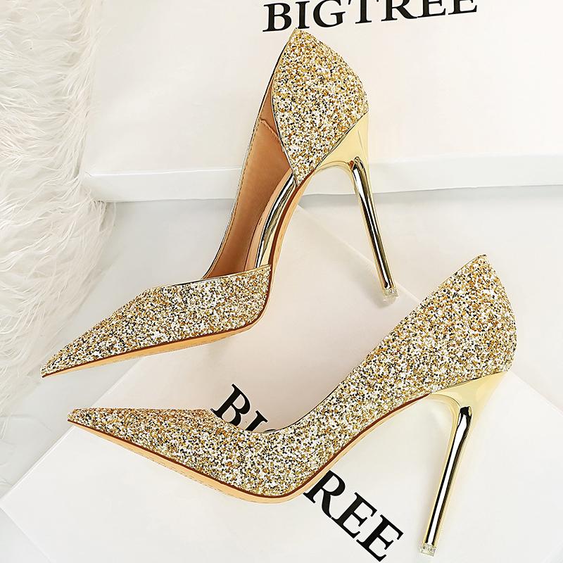 Dress Shoes BIGTREE Gold Sliver Woman Pumps Sequin Cloth Wedding Sexy High Heels 2022 Women Stiletto 10.5 Cm, Purple
Dress Shoes BIGTREE Gold Sliver Woman Pumps Sequin Cloth Wedding Sexy High Heels 2022 Women Stiletto 10.5 Cm, Purple